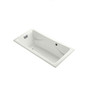 Kohler Tea-for-Two 72" Drop In Cast Iron Air Tub with Reversible Drain