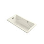 Kohler Tea-for-Two 72" Drop In Cast Iron Air Tub with  Reversible Drain