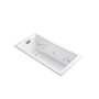 Kohler Tea-For-Two 72" Drop In, Undermount Acrylic Experience Tub with Reversible Drain, Overflow and Custom  Pump Location