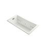 Kohler Tea-For-Two 72" Drop In, Undermount Acrylic Experience Tub with Reversible Drain, Overflow and Custom  Pump Location