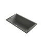 Kohler Underscore Rectangle 66" Drop In Acrylic Air Tub with Reversible Drain