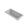 Kohler Underscore Rectangle 66" Drop In Acrylic Air Tub  with Reversible Drain