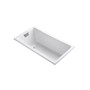 Kohler Tea-for-Two 60" Drop In Cast Iron Air Tub with Reversible Drain