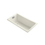 Kohler Tea-for-Two 60" Drop In Cast Iron Air Tub with  Reversible Drain