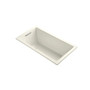 Kohler Underscore  Rectangle 60" Drop In Acrylic Air Tub with Reversible Drain