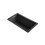 Kohler Underscore  Rectangle 60" Drop In Acrylic Air Tub with Reversible Drain