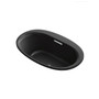 Kohler Underscore Oval 60" Drop In Acrylic Air Tub with Center Drain and Overflow