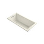 Kohler Underscore Rectangle 60 " Drop In Acrylic Air Tub with Reversible Drain