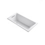 Kohler Underscore Rectangle 60 " Drop In Acrylic Air Tub with Reversible Drain