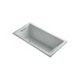 Kohler Underscore Rectangle 60 " Drop In Acrylic Air Tub with Reversible Drain