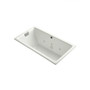 Kohler Tea-For-Two 66" Drop In, Undermount Acrylic Experience Tub with Reversible Drain, Overflow and Custom Pump Location