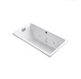 Kohler Tea-For-Two 66" Drop In, Undermount Acrylic Experience Tub with Reversible Drain, Overflow and Custom Pump  Location