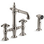 Kohler Artifacts Bridge Kitchen Faucet with Sidespray