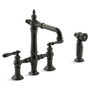 Kohler Artifacts  Bridge  Kitchen Faucet with Sidespray
