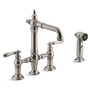 Kohler Artifacts  Bridge  Kitchen Faucet with Sidespray