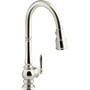 Kohler Artifacts 1.5 GPM Single Hole Pull Down Kitchen Faucet with Response Touchless Faucet Technology