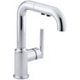Kohler Purist Single Handle Kitchen Faucet with Pullout Spray