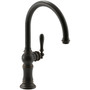 Kohler Artifacts High-Arch 14-11/16" Kitchen Faucet with Temperature Memory Technology