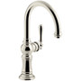 Kohler Artifacts High-Arch 13-1/16" Bar Faucet with Temperature Memory Technology