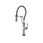 Brizo Litze Pull-Down Kitchen Faucet with Dual Jointed Articulating Arm, Knurled Handle, Magnetic Docking Spray Head and On/Off Touch Activation