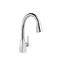 Delta Mateo 1.8 GPM Single Hole Kitchen Faucet with Diamond Seal and Touch-Clean Technology