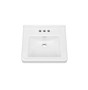 PROFLO 20" Vitreous China Wall Mounted Bathroom Sink with 3 Faucet Holes at 4" Centers