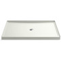 Kohler Rely 60" x 42" Shower Base with Single Threshold and 3-1/4" Center Drain