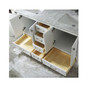 Royal Havana 72" Bathroom Vanity Double Sinks with Marble Top Attached