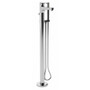 Kalia Kontour Floormount Freestanding tub filler with handshower