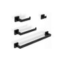 Royal - Modern Bathroom Hardware Set, Includes 24-Inch Bath Towel Bar, 4-Piece