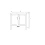 Royal Ludlam 30" Bathroom Vanity with Carrera Marble Top