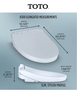 TOTO K300 Elongated Soft Close Bidet Seat