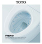 TOTO Neorest NX1 MS900CUMFG 0.8 / 1 GPF One Piece Elongated Chair Height Dual Flush Toilet and Bidet - Seat Included - Cotton White