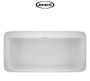 Jacuzzi Adatto 67" Free Standing Acrylic Soaking Tub with Center Drain, Pop-Up Drain Assembly and Overflow