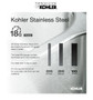 Kohler Vault 33" Single Basin Top-Mount/Under-Mount 18-Gauge Stainless Steel Kitchen Sink with SilentShield