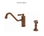 Newport Brass Nadya Single Handle Kitchen Faucet with Sidespray