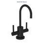 Newport Brass East Linear Double Handle Hot and Cold Water Dispenser - Less Hot Water Tank