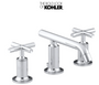 Kohler Purist 1.2GPM Widespread Bathroom Faucet with Pop-Up Drain Assembly