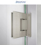 DreamLine Unidoor-LS 72" High x 28" Wide Hinged Frameless Shower Door with Clear Glass