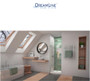 DreamLine Unidoor-LS 72" High x 28" Wide Hinged Frameless Shower Door with Clear Glass