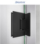 DreamLine Unidoor-LS 72" High x 30" Wide Hinged Frameless Shower Door with Clear Glass