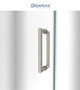 DreamLine Unidoor-LS 72" High x 30" Wide Hinged Frameless Shower Door with Clear Glass