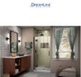 DreamLine Unidoor-X 72" High x 31" Wide Hinged Frameless Shower Door with Clear Glass