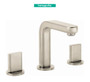 Hansgrohe Metris S 1.2 GPM Widespread Bathroom Faucet with EcoRight, Quick Clean, and ComfortZone Technologies - Drain Assembly Included