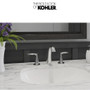 Kohler Alteo Widespread Bathroom Faucet with Ultra-Glide Valve Technology - Free Metal Pop-Up Drain Assembly with purchase