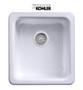 Kohler Iron Tones 17" Undermount Single Basin Cast Iron Kitchen Sink