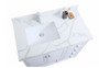 Royal Keyes 36 inch White Offset Left Sink Bathroom Vanity