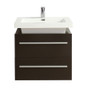 Rubi Arto 24" Espresso Wall Mount Bathroom Vanity