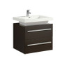 Rubi Arto 24" Espresso Wall Mount Bathroom Vanity