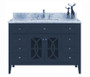 Royal Casa 60 inch Navy Blue Single Sink Bathroom Vanity